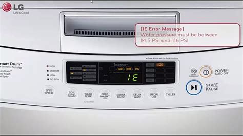 ub code on lg washer|LG Washing Machine Error Codes: Meaning & How to Fix